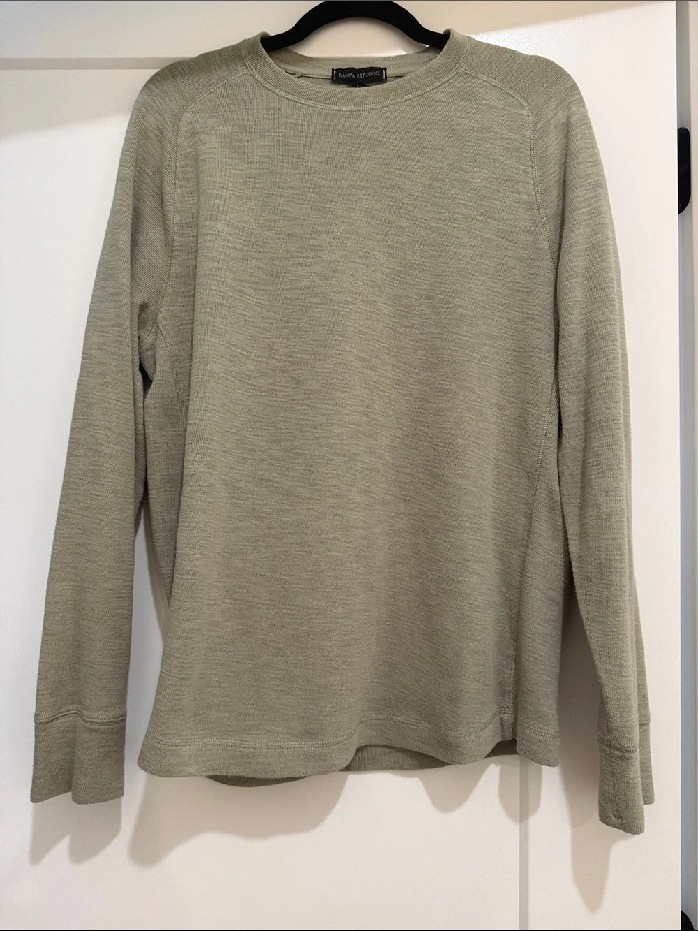 Banana Republic Men’s Light Sage Crewneck Sweater